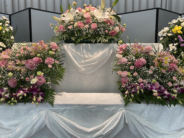 福山市中央斎場で家族葬の見本