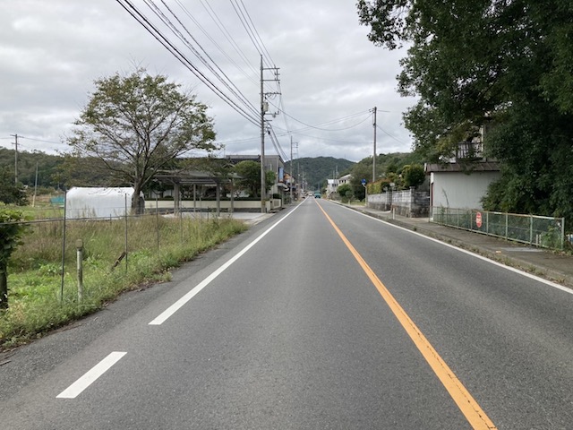 県道6号線　安芸高田市役所方面から