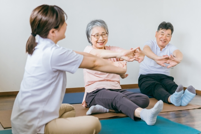 健康維持に取り組む60代夫婦