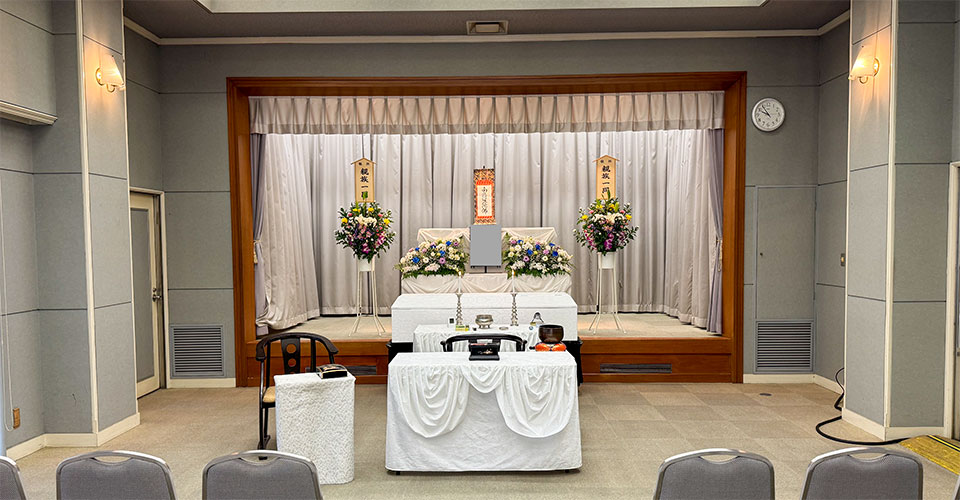 福山市中央斎場で家族葬(通夜・葬儀)