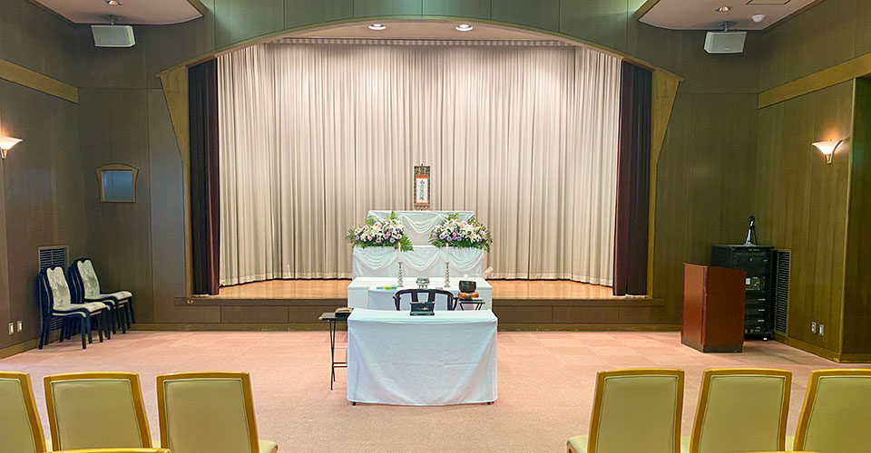 福山市西部斎場で家族葬(通夜・葬儀)